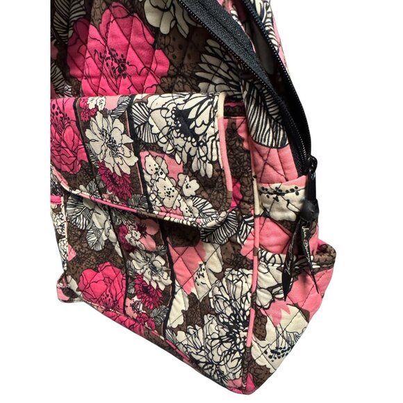 Vera Bradley Floral Quilted Cotton Backpack - Picture 7 of 7